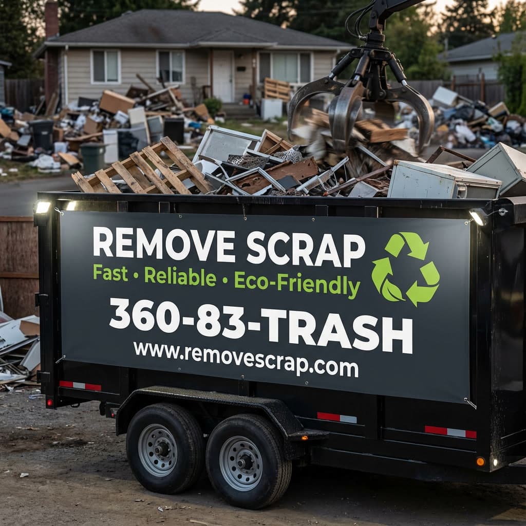 Portland OR junk removal dump trailer service