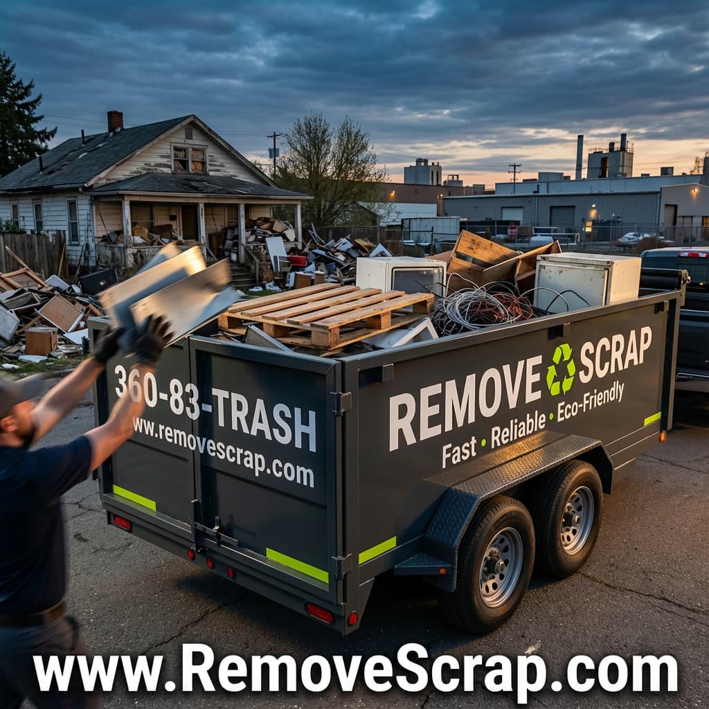 Junk removal minimum price trip charge Portland Vancouver